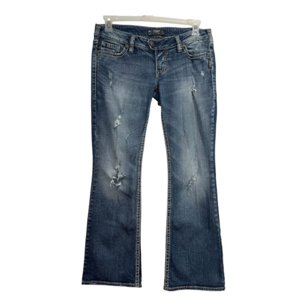 Silver Jeans Co. Tuesday Western Glove Works Bootcut Jeans 31x31 Low Rise Denim